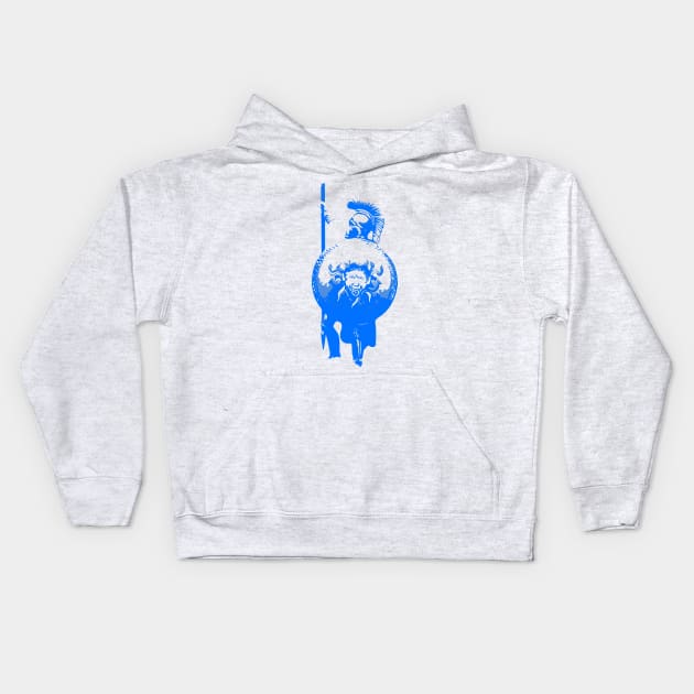 Spartan Warrior Kids Hoodie by ErianAndre